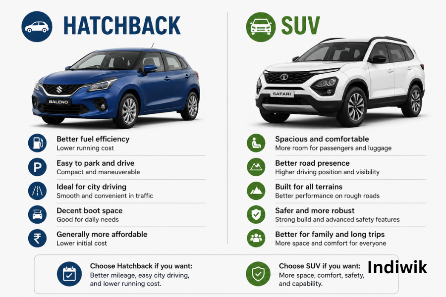 Hatchback vs SUV