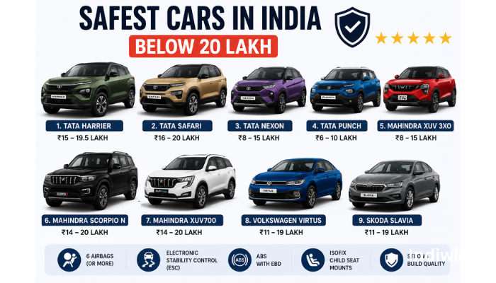 Safest Car under 20 lakhs
