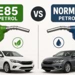 E85 petrol and normal petrol