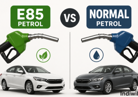 E85 petrol and normal petrol