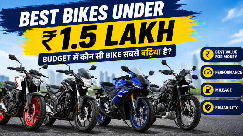 Best Bikes Under ₹1.5 Lakh: Budget में कौन सी Bike सबसे बढ़िया है?