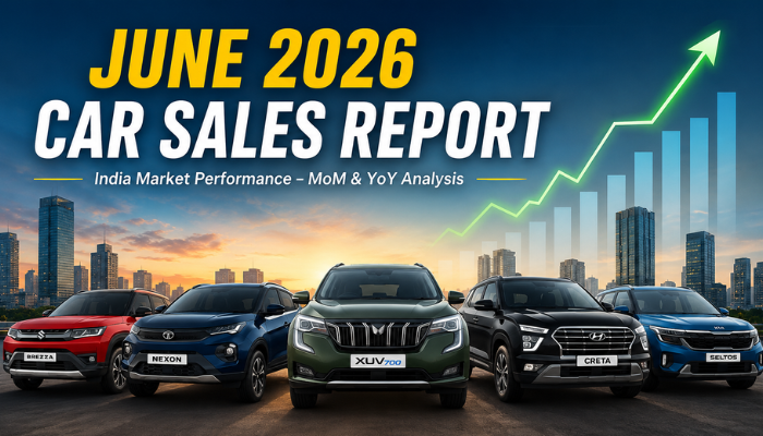 June 2026 Car Sales Report: किस कंपनी ने मारी बाज़ी और कौन हुई पीछे?