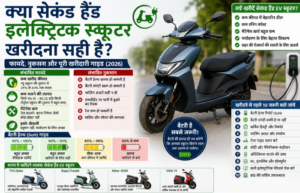 Second-Hand Electric Scooter खरीदना सही रहेगा? India में जानिए फायदे, नुकसान और Buying Tips