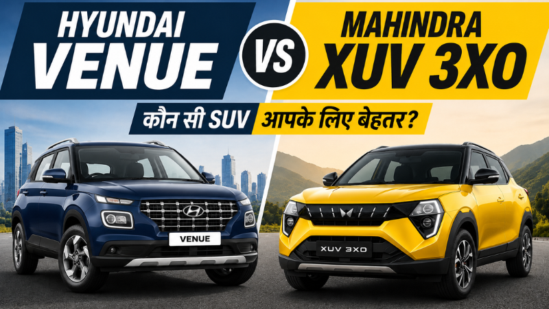 Hyundai Venue vs Mahindra XUV 3XO: Kaunsi SUV आपके लिए ज्यादा value देती है?