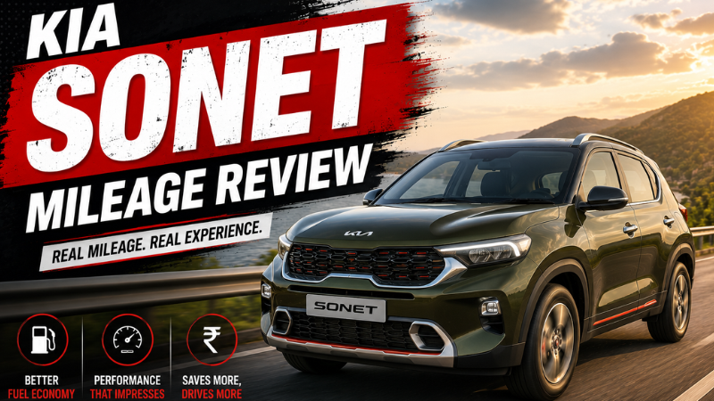Kia Sonet Mileage Review: Daily Driving में कितना Fuel खर्च करती है?