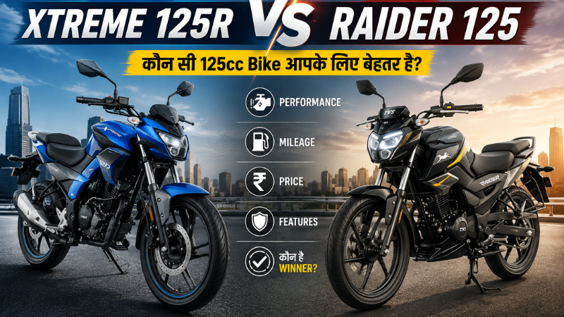 Hero Xtreme 125R vs TVS Raider 125