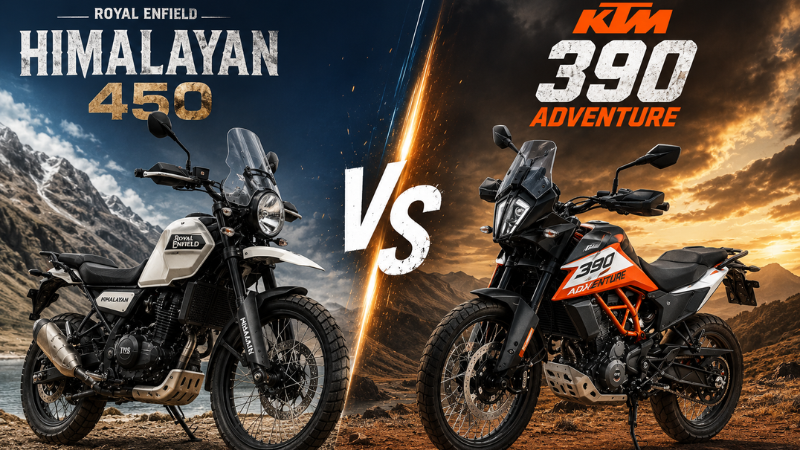 Himalayan 450 vs KTM 390 Adventure