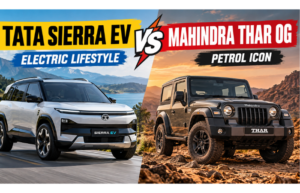 Tata Sierra EV vs Mahindra Thar OG: Electric Lifestyle vs Petrol Icon – Specs, Price, Positioning