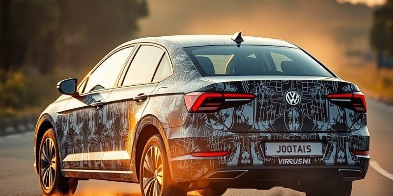 Volkswagen Virtus Facelift Detailed: New 10.25″ Cluster, 360° Camera & Possible 8-Speed Auto for 1.0 TSI