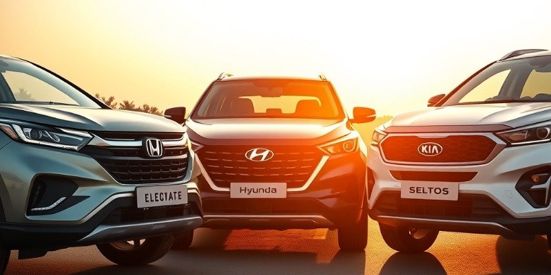 Honda Elevate Facelift vs Hyundai Creta vs Kia Seltos: Which Mid-Size SUV Wins Now?